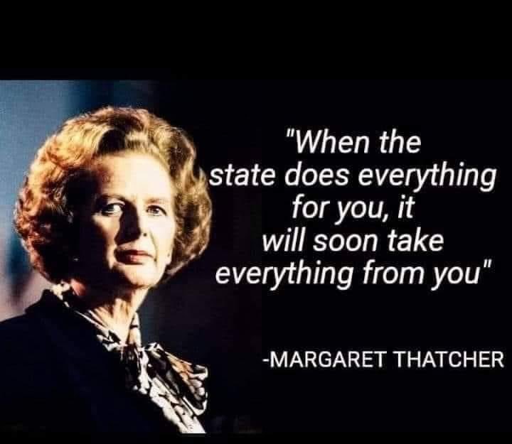 #lessstate #morepeople #thatcher #brilliantwomen #intelligentminds