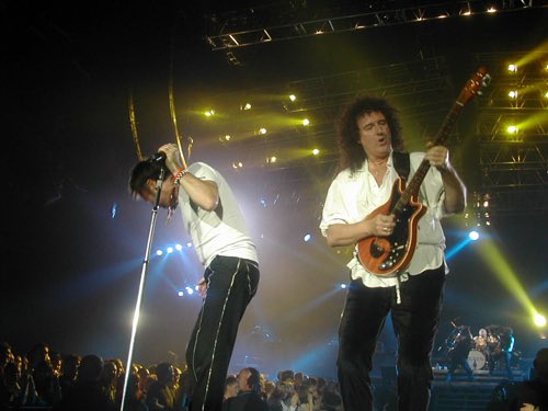 #OTD on 03/05/2005. #Queen + #PaulRodgers played at the Metro Radio Arena in Newcastle, UK, during the #ReturnOfTheChampionsTour.