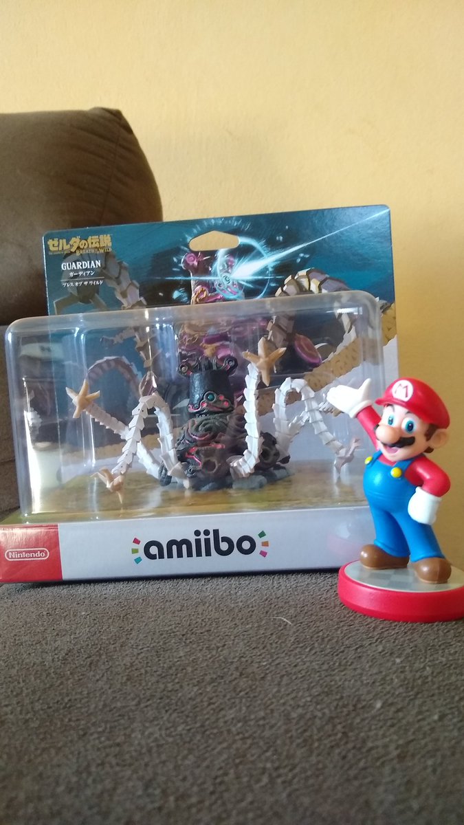 Gente, eu tô de boca aberta com esse Amiibo do guardião! 
É simplesmente espetacular! 

Olha, quem levar esse aqui na nossa rifa solidária e tiver coragem de abrir, é um(a) guerreiro(a)! 

Já tá participando da nossa Rifa Solidária? Mais informações no fixado! 

Eu tô bobo aqui🤣