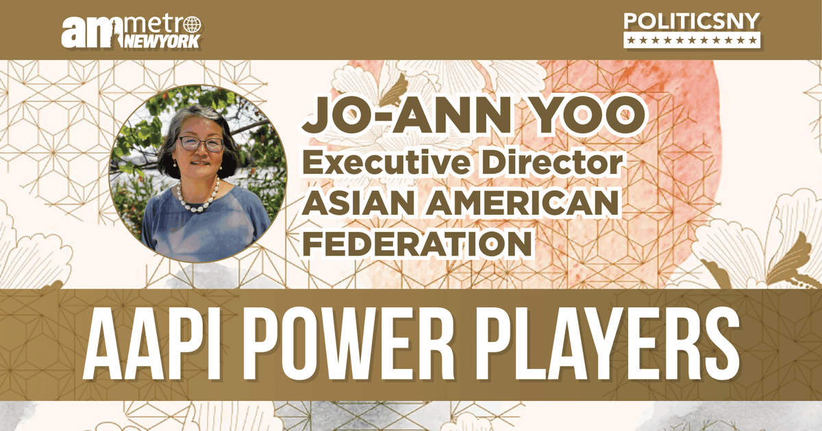 Congratulations to AAF ED Jo-Ann Yoo on being named to @amNewYork and @PoliticsNYnews' inaugural AAPI Power Players list! Thrilled to see so many of our friends and colleagues on the list too! 

Check out all the amazing AAPI Power Players here: politicsny.com/power-lists/aa…