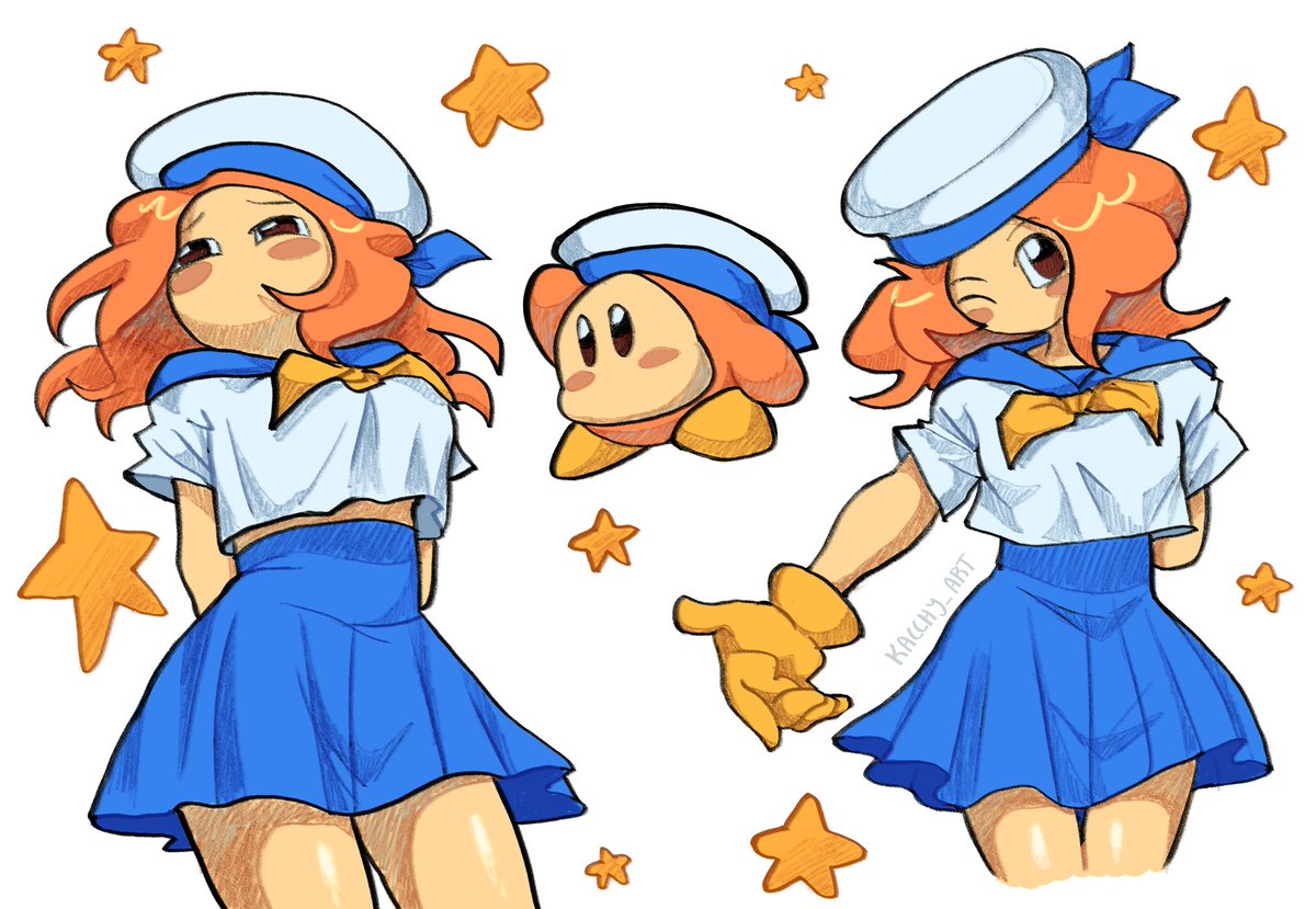 Sailor dee 
#Kirbyfanart