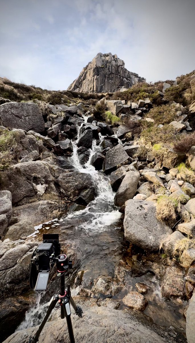 After 19 months I finally dusted off the camera last night, and headed off into the Mournes.  Just about remembered how to operate it.