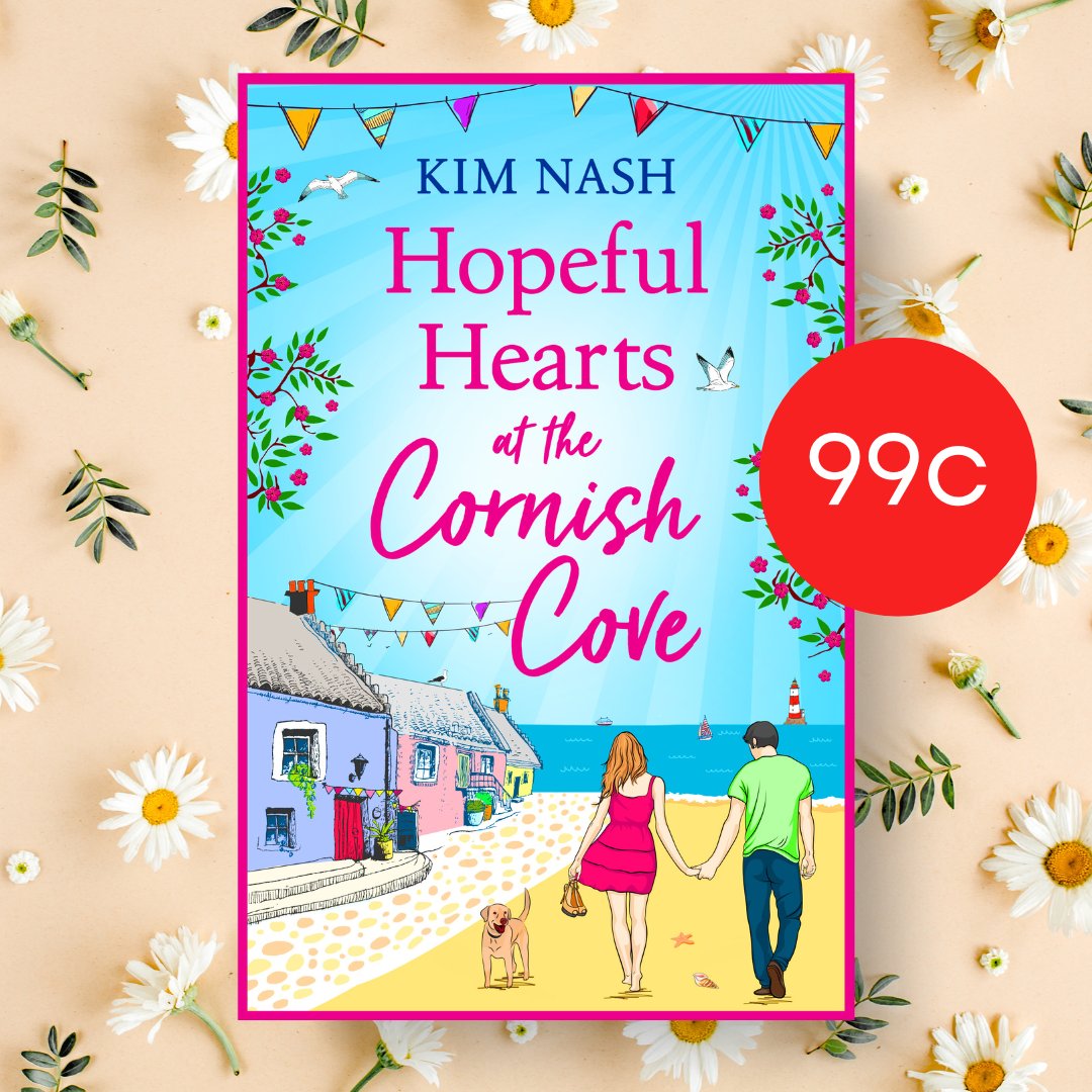 'I was completely engrossed with the story and characters' ⭐️⭐⭐⭐️️️⭐️ Reader review If you're looking for an uplifting, escapist weekend read, @KimTheBookworm's #HopefulHeartsAtTheCornishCove is perfect for you! ☀️ Get your copy for just 99c! mybook.to/hopefulheartss…