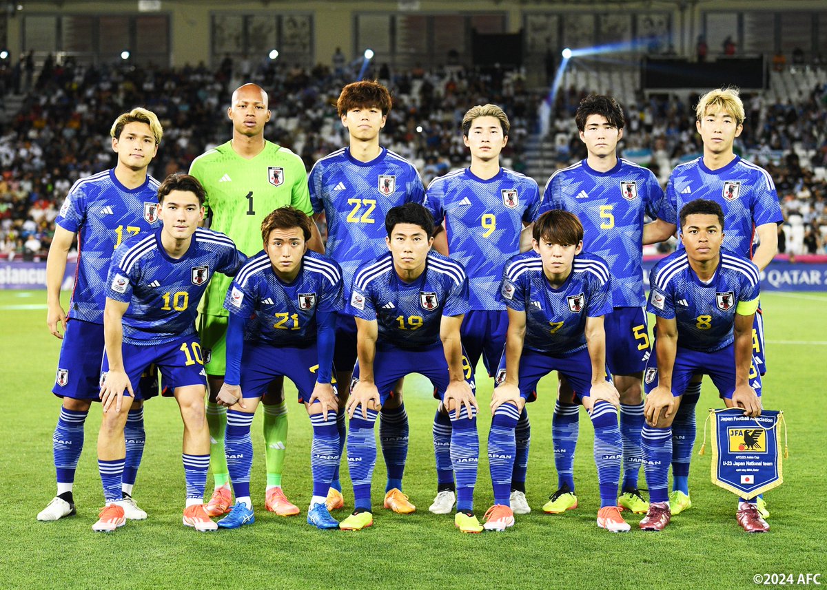 🔹U-23日本代表🔹

試合終盤の #山田楓喜 選手の決勝ゴール、そして #小久保玲央ブライアン 選手のPKストップもあり、2度目の『AFC U23 #アジアカップ 』優勝を飾りました🏆✨ 

最後までU-23日本代表へのご声援ありがとうございました🇯🇵

🏆AFC U23 #アジアカップ カタール2024
⚔️決勝
🇯🇵U-23日本代表