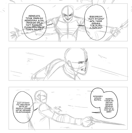 Agamaku agama satria.