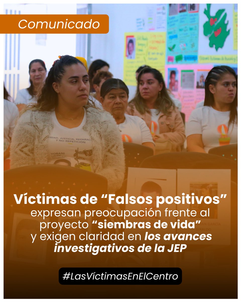 #Comunicado | Compartimos este documento construido colectivamente por parte de <a href="/MAFAPOCOLOMBIA/">Madres Falsos Positivos de Colombia</a> organizaciones de víctimas y civiles, en donde exigimos la participación vinculante en la toma de decisiones sobre proyectos impulsados por el sistema restaurativo de la <a href="/JEP_Colombia/">Jurisdicción Especial para la Paz</a>