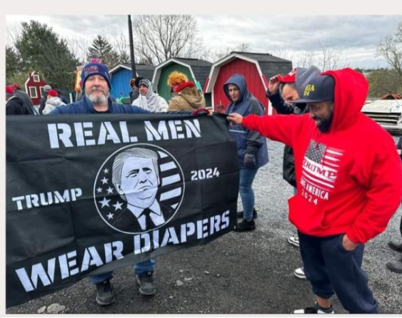 I honestly don't understand how these #MAGAt chuds think this is a winning message? #TrumpWearsDiapers
