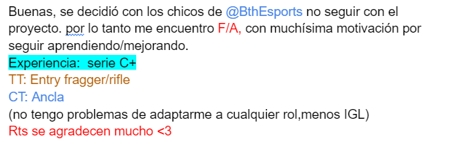 Damber 🤖 (@dambercs) on Twitter photo F/A y abierto a propuestas. contacto via dm o 📩 daambercs2@gmail.com
Rts se agradecen muchisimo. éxitos a los chicos sea el camino que tomen 🫶🏻 F/A y abierto a propuestas. contacto via dm o 📩 daambercs2@gmail.com
Rts se agradecen muchisimo. éxitos a los chicos sea el camino que tomen 🫶🏻