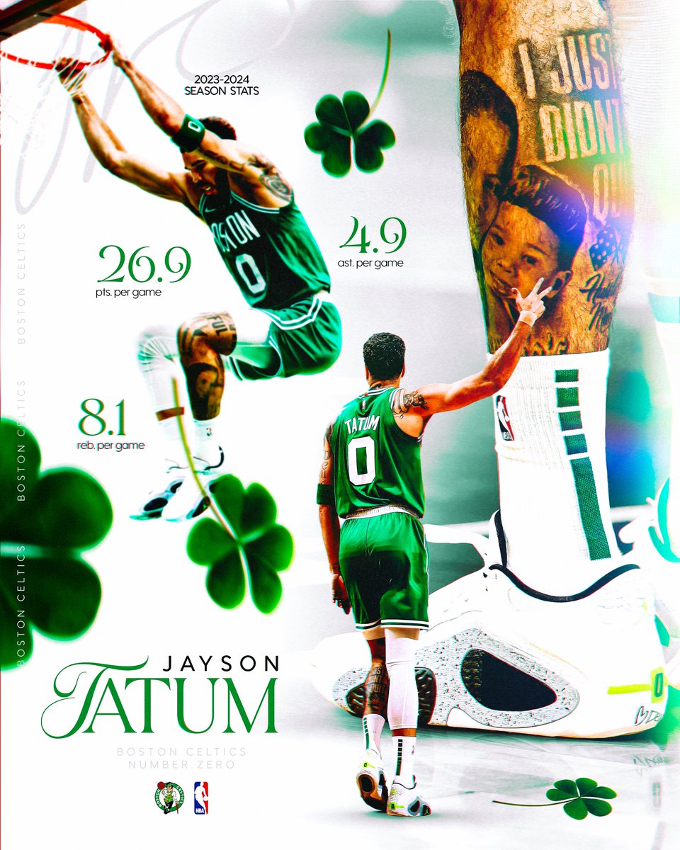Jayson Tatum 🎨🍀 @jaytatum0 x @celtics Will this be the year Tatum & the Celtics take it all the way? #differenthere #celtics #jaysontatum #smsports #NBAPlayoffs #NBA
