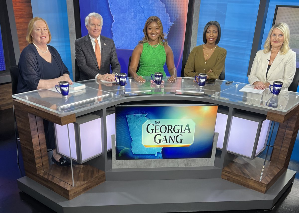 📌 College campus protests across GA. 📌 Early voting is underway. 📌 Marjorie Taylor Greene upping her fight to oust Mike Johnson. @melitaeasters, @PhilKentAtl, @AlishaTSearcy. @IAM_JanelleK & @lorigearymedia debate and discuss THIS MORNING at 8:30 on #TheGeorgiaGang! #gapol