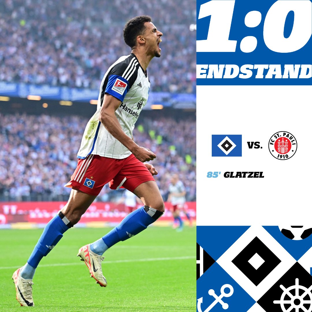 Derbysieger, Derbysieger, hey, hey! 💙🤍🖤 #nurderHSV