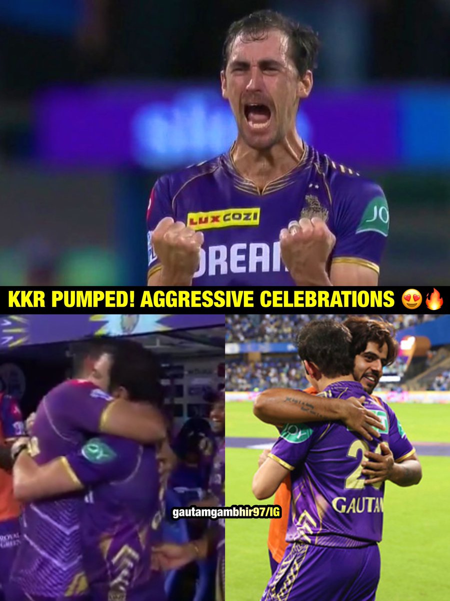 WHAT. A. MATCH! 🔥🔥🔥

They kept making fun of 24 CRs and now it’s on their face! 😎 #MIvKKR