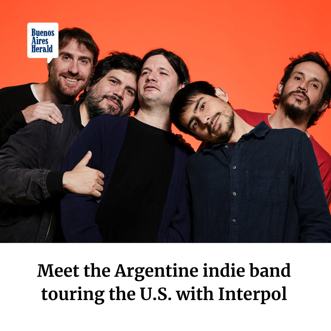 El Mato a un Policia Motorizado is going global ⭐️ 
#ElMato is already on the Talking Heads tribute album, which features 16 songs performed by 16 artists including Miley Cyrus, Lorde, and The National. 
✈️ Now, they’re supporting Interpol, and in May they’ll be visiting the U.S.