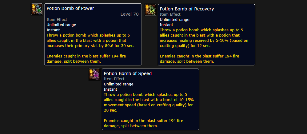 Here's a preview of some of the new Engineer bombs coming to The War Within! #warcraft #WarWithin wowhead.com/news/augment-y…