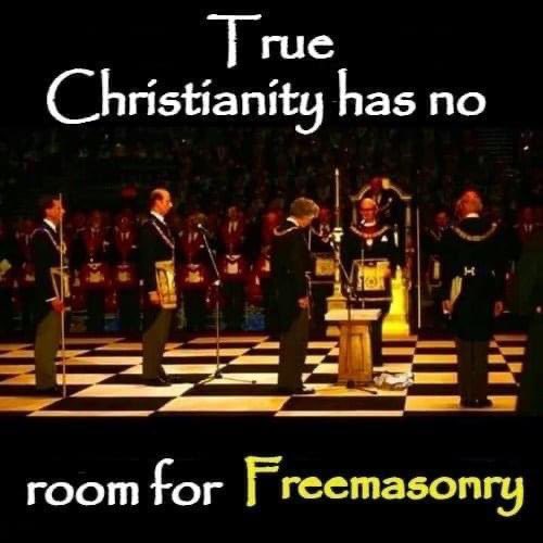 Freemasons are satanists one cannot be a Freemason and be a Christian!!!