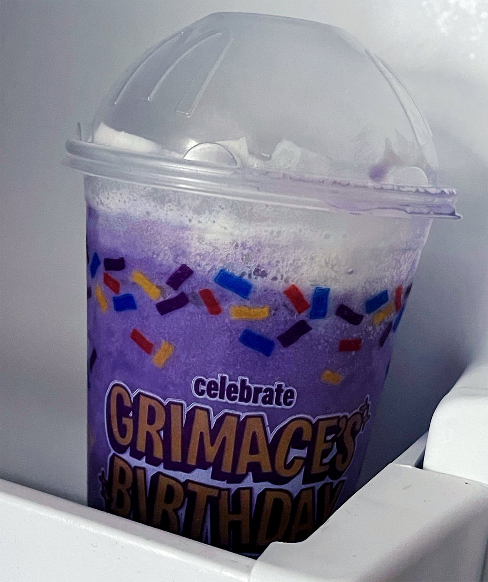 I've had this Grimace Shake in my freezer since last June. I won't part with it.