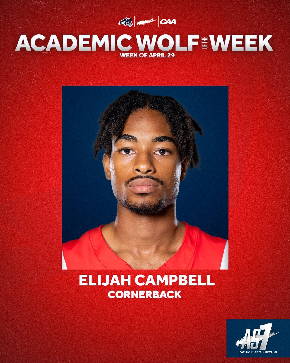 A strong week in the classroom earned Elijah the Academic Wolf of the Week! 📚 🌊🐺 x #As1