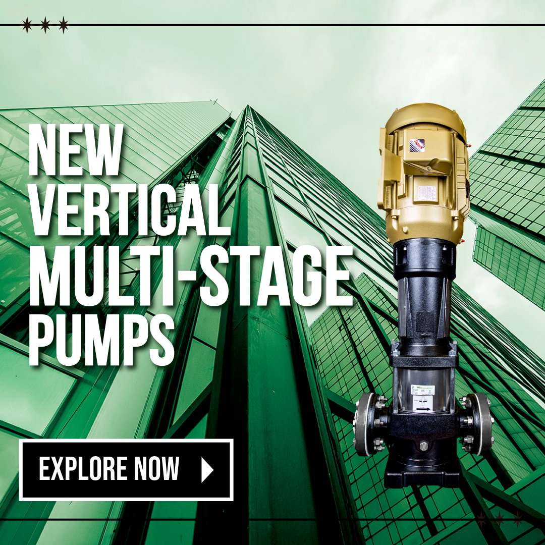🌊 Introducing our Vertical Multi-Stage Pumps! From 1 to 95 m3/h, with 316 stainless steel hydraulics for durability, efficiency, and performance. Perfect for any water-pumping need. 💧 #VerticalPumps #Efficiency #TacoComfortSolutions EXPLORE NOW ➡️ pulse.ly/p1ujulht6y