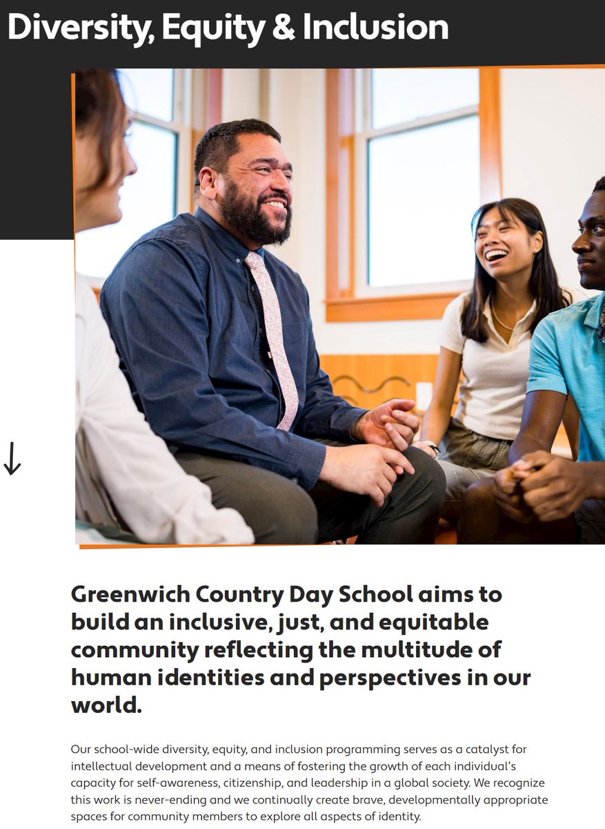 Connecticut school which charges up to $57k in tuition is holding a segregated beach party only for Black students. Greenwich Country Day Schools has a 7 person DEI team and boasts about inclusion. They're apparently inclusive of everyone except Whites. DEI is just code for…