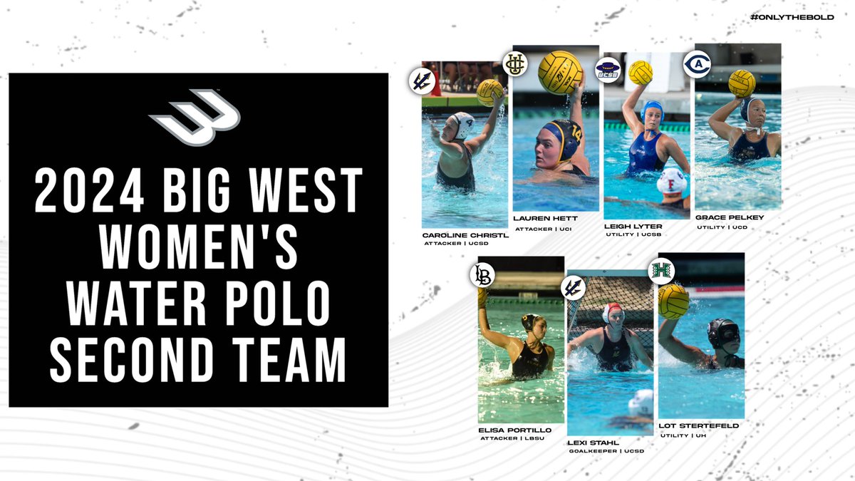 Congratulations to the 🤽‍♀️ All-Big West Second Team, repping six league programs! #OnlyTheBold