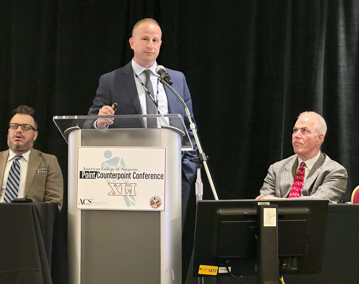 Assistant Medical Director Dr. David Vitberg presenting at The American College of Surgeons Point Counterpoint Conference in Baltimore. The Dr. was on a panel of area jurisdiction medical directors with prehospital blood programs. DC has already field infused 16 Pts. #DCsBravest