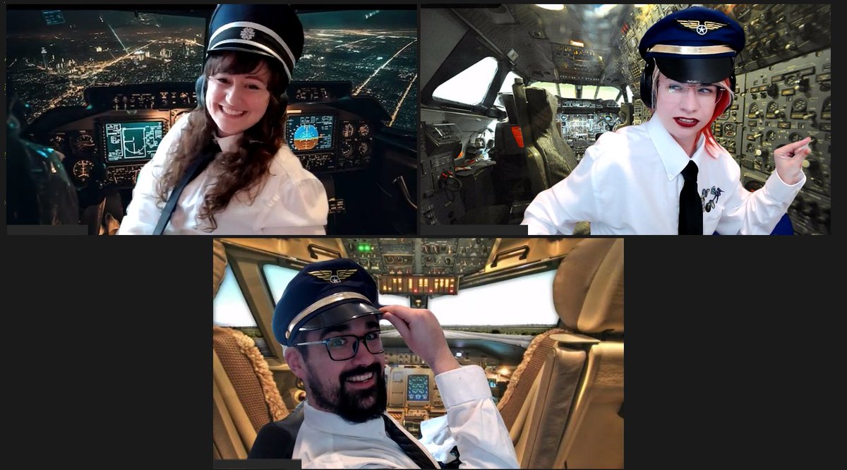 @Blizzard_Ent, @Diablo Producers take our Milestone Reviews incredibly serious.

Flight April DiablAir takeoff and landing was successful! 

@noellemazurek and @Alx_AyaGoz are the best pilots a air traffic control girl could ask for! 

#BlizzardDevs #WhatAGameDevLooksLike