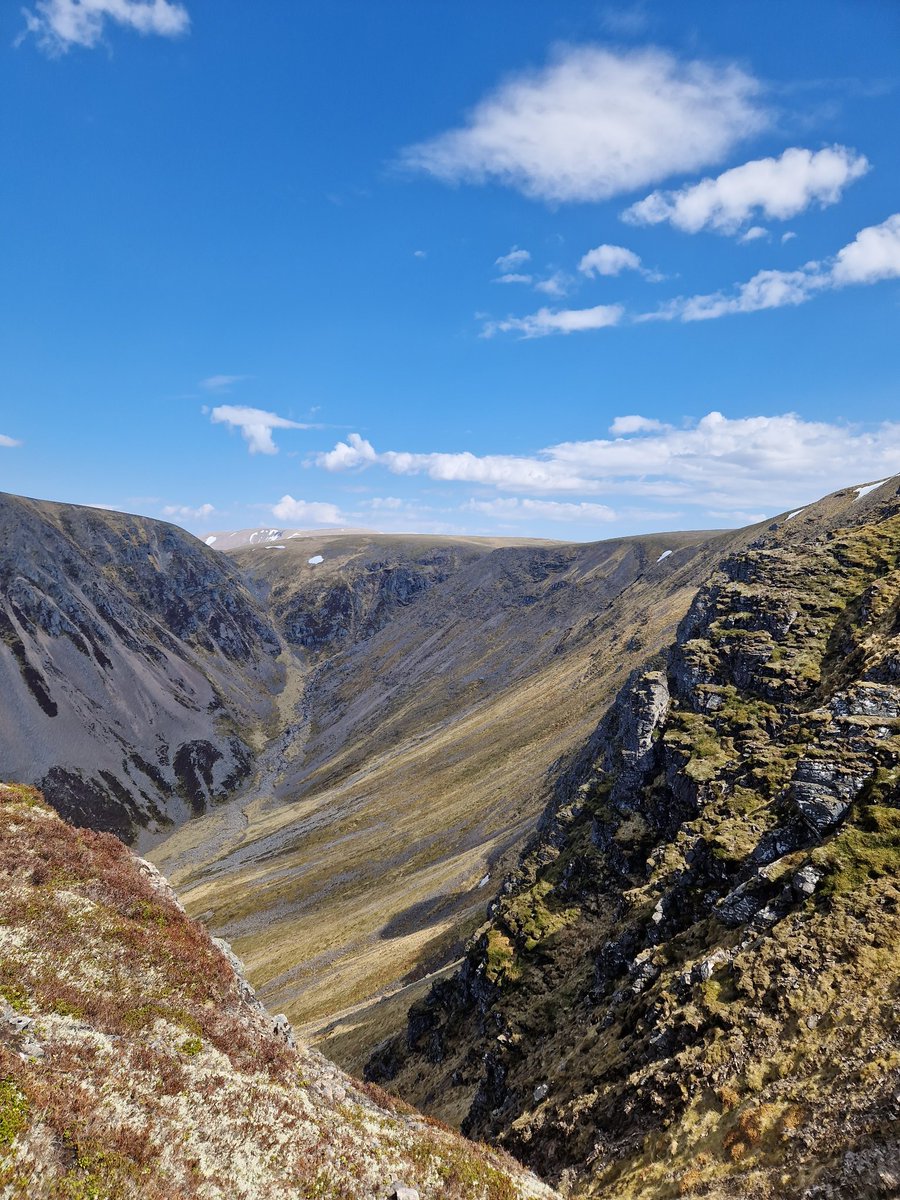 Mullach Clach a Bhlair won't win any Munro prizes but a sizzling solo trudge up this solitary summit. Feet, knees & legs wrecked from that never ending relentless track. Glen Feshie beautiful mind you. Munro #91 @walkhighlands @Mountain_Scot @OrdnanceSurvey @cairngormsnews