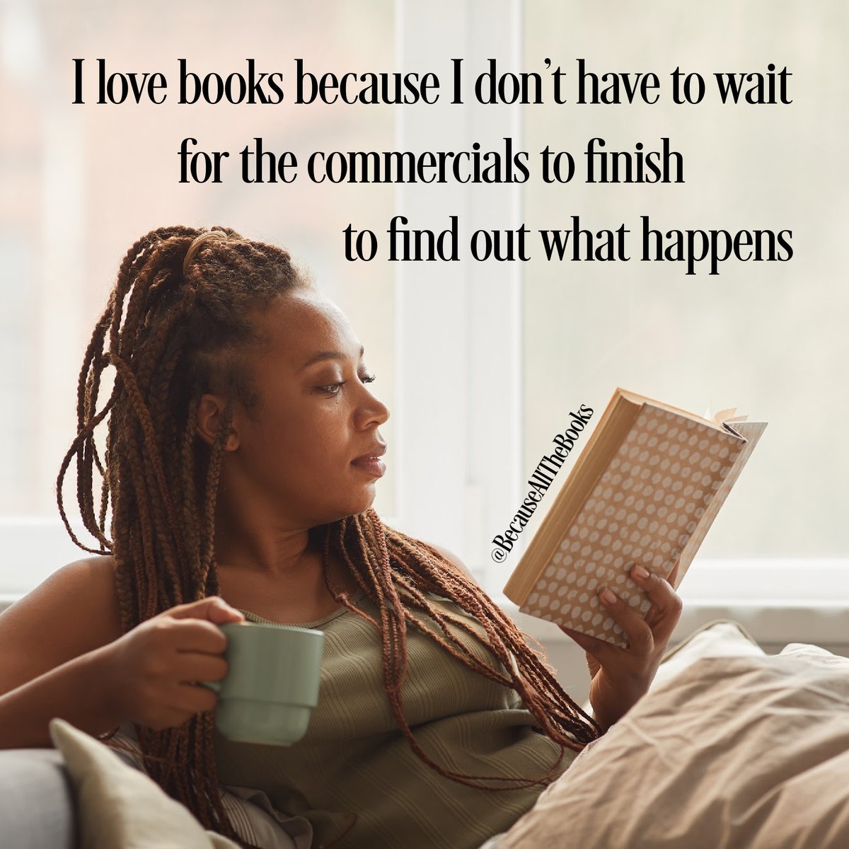 I love books. It's that simple.

#BecauseAllTheBooks #ILoveBooks #BookLoversUnite #BookVibes