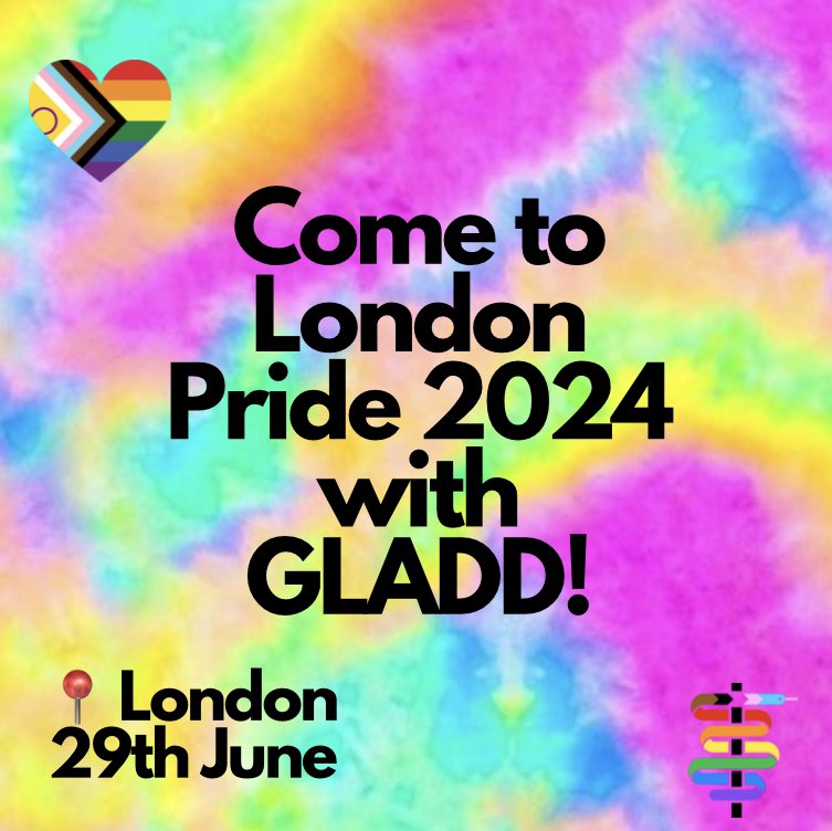 🏳️‍🌈 Come to London Pride with GLADD🏳️‍⚧️ If you’re keen to march with us & meet other members of GLADD, sign up quickly, while tickets last 👇 eventbrite.co.uk/e/gladd-london…