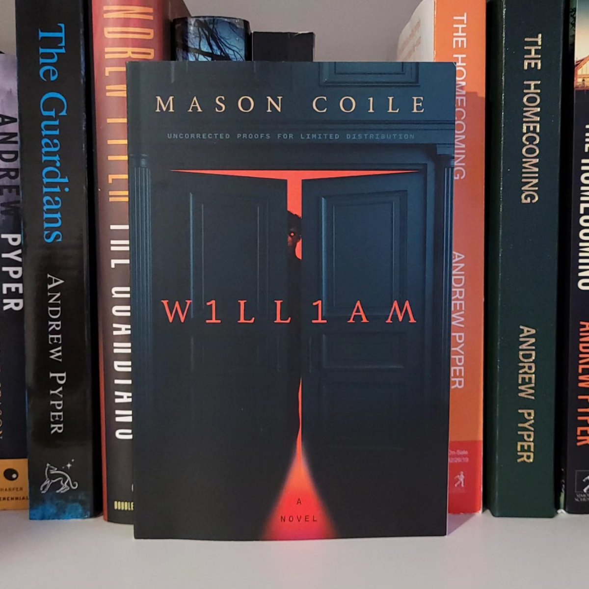 Well. So, I got some book mail, & it's kind of knocked me for a loop. Andrew Pyper has always been the kindest person in the world, & one of the most supportive. I never expected in a million years for an ARC of his Mason Coile debut, 'William,' to arrive in the mail! 1/2