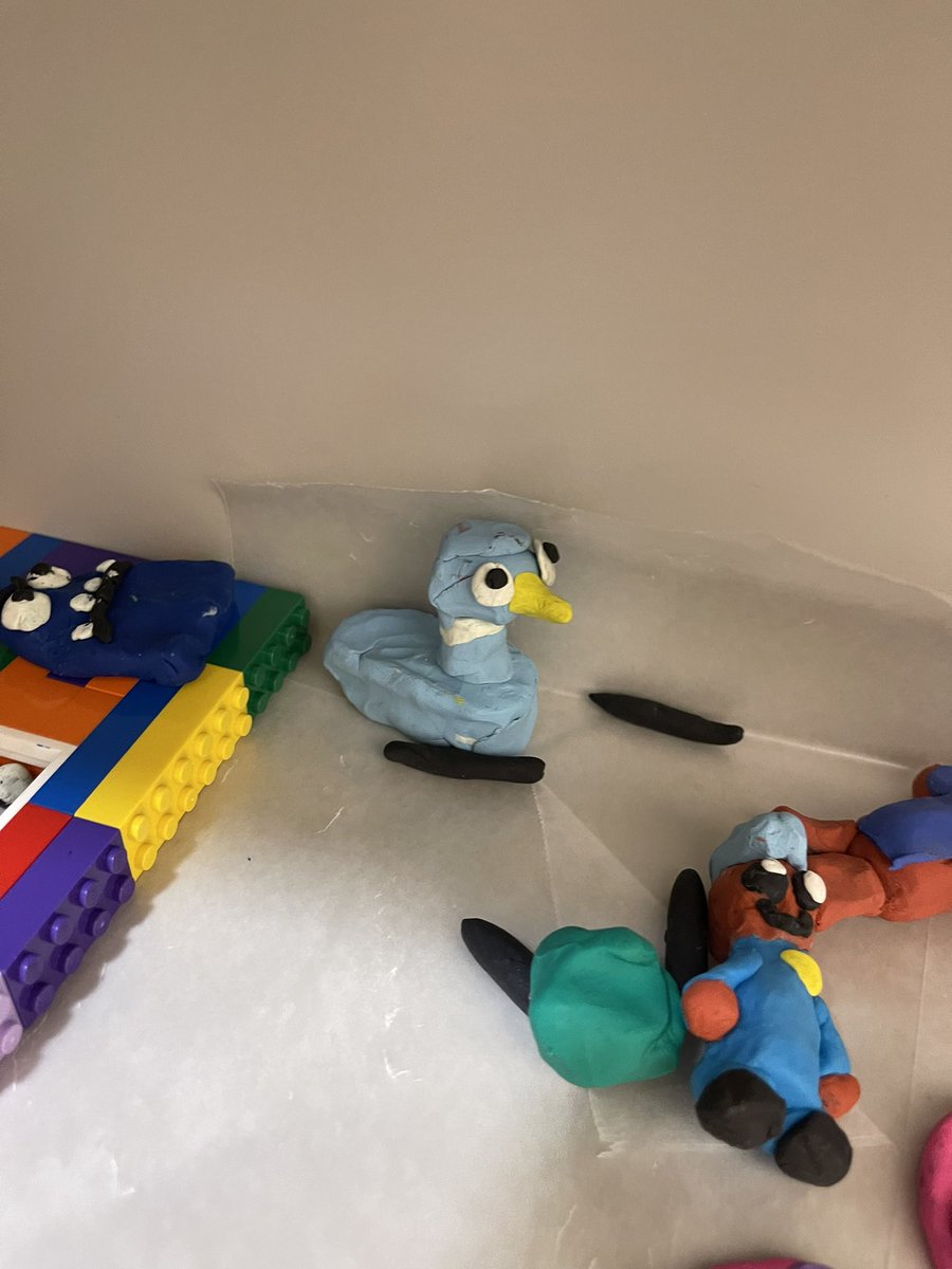 Making characters for our claymation movies. Can you tell which books inspired us? <a href="/EnglemanGI/">Engleman Elementary</a> <a href="/GIPublicSchools/">GIPS</a>