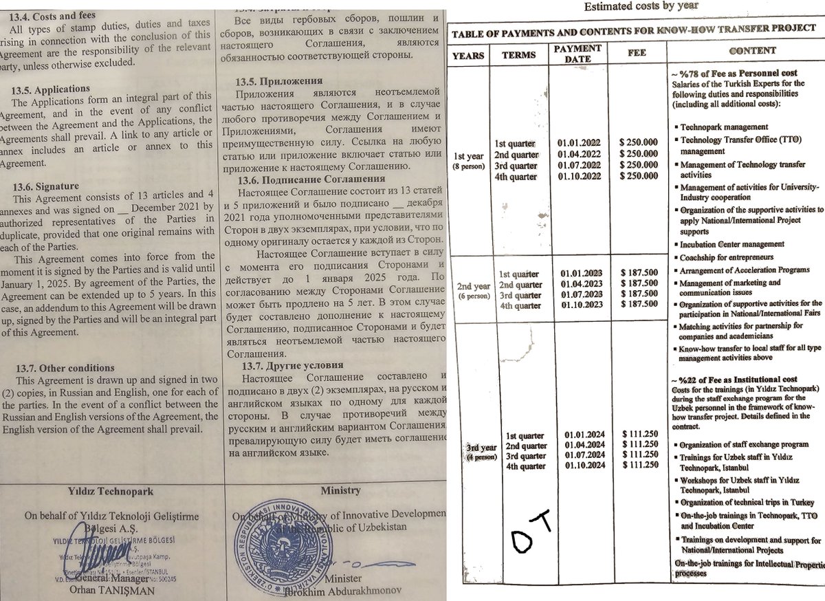 YTÜ'nun profesyonel soyguncuları <a href="/proftameryilmaz/">Tamer Yılmaz</a> ve <a href="/orhantanisman/">Orhan Tanışman</a>'ın  yurtdışında ofis açma sevdalarının tek sebebi rant. Özbekistan'daki teknopark işinden elde edeceklerini söyledikleri 2 milyon dolar nerede dersiniz! <a href="/profugurdogan/">Uğur Doğan</a> @profzeynepisik <a href="/ozkaya_bestami/">Bestami ÖZKAYA</a> <a href="/TuzkayaR/">Umut R. Tuzkaya</a>