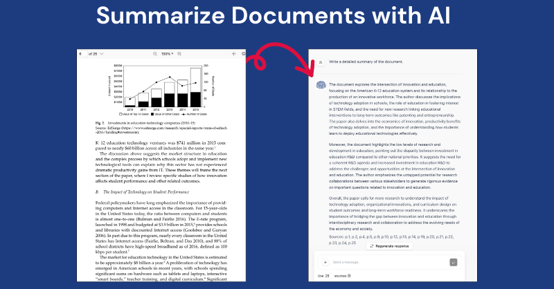 pdfgptsupport's tweet photo. This is the best AI tool for reviewing reports. 

Just upload a report, ask for a summary, and get one in seconds.

It's like ChatGPT, but built for documents.

Try it for free.