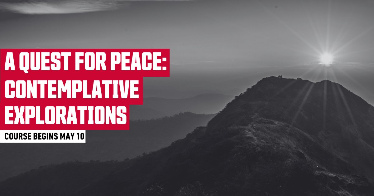 How can we understand a quest for peace in our high-tech, competitive world? In our next Liberal Arts course starting on May 10, we'll explore ideas from celebrated peace advocates. Register: at.sfu.ca/xsFDgZ