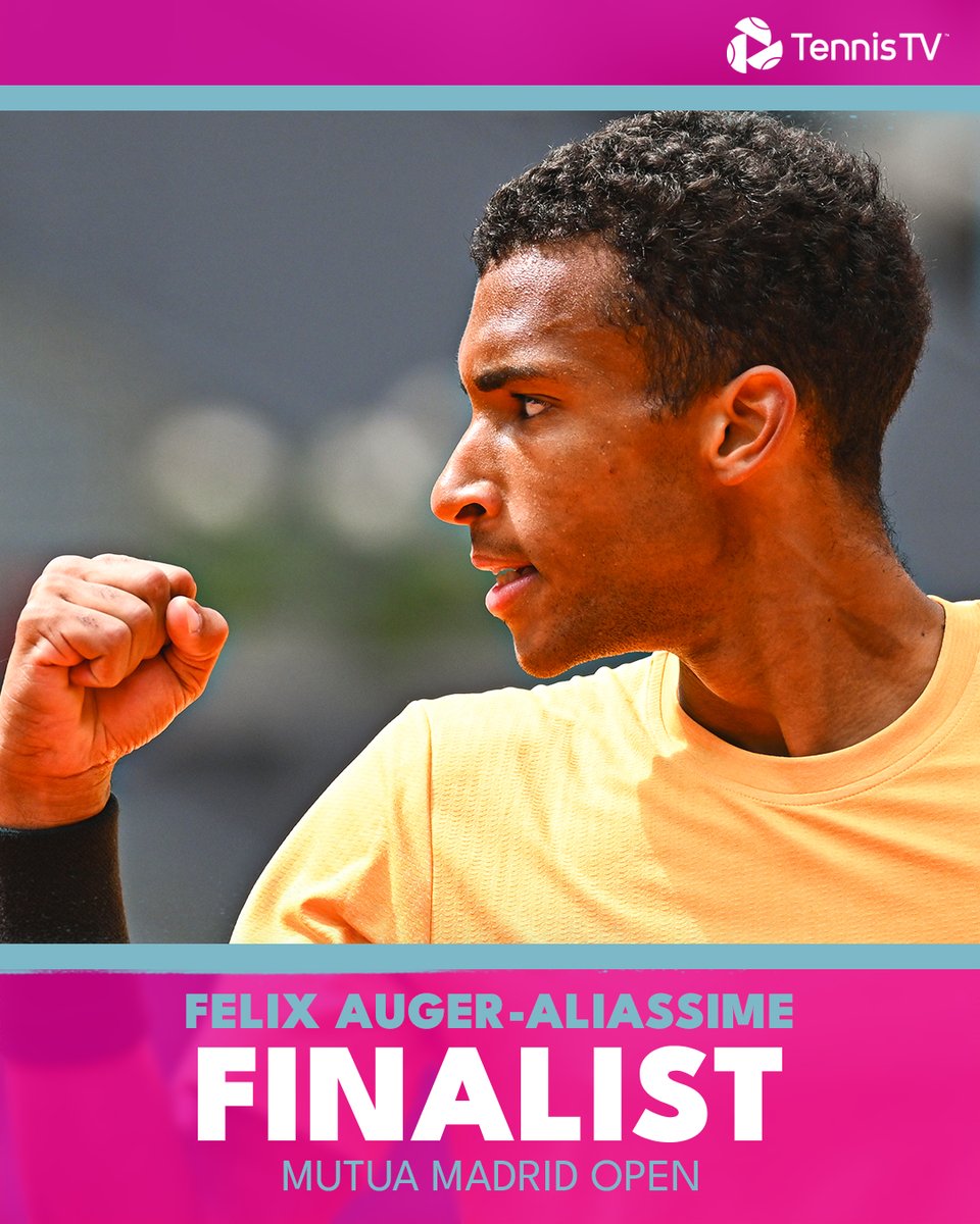 Breakthrough for Felix ✨

@felixtennis is through to a first-ever Masters 1000 final after Lehecka is forced to retire

#MMOPEN