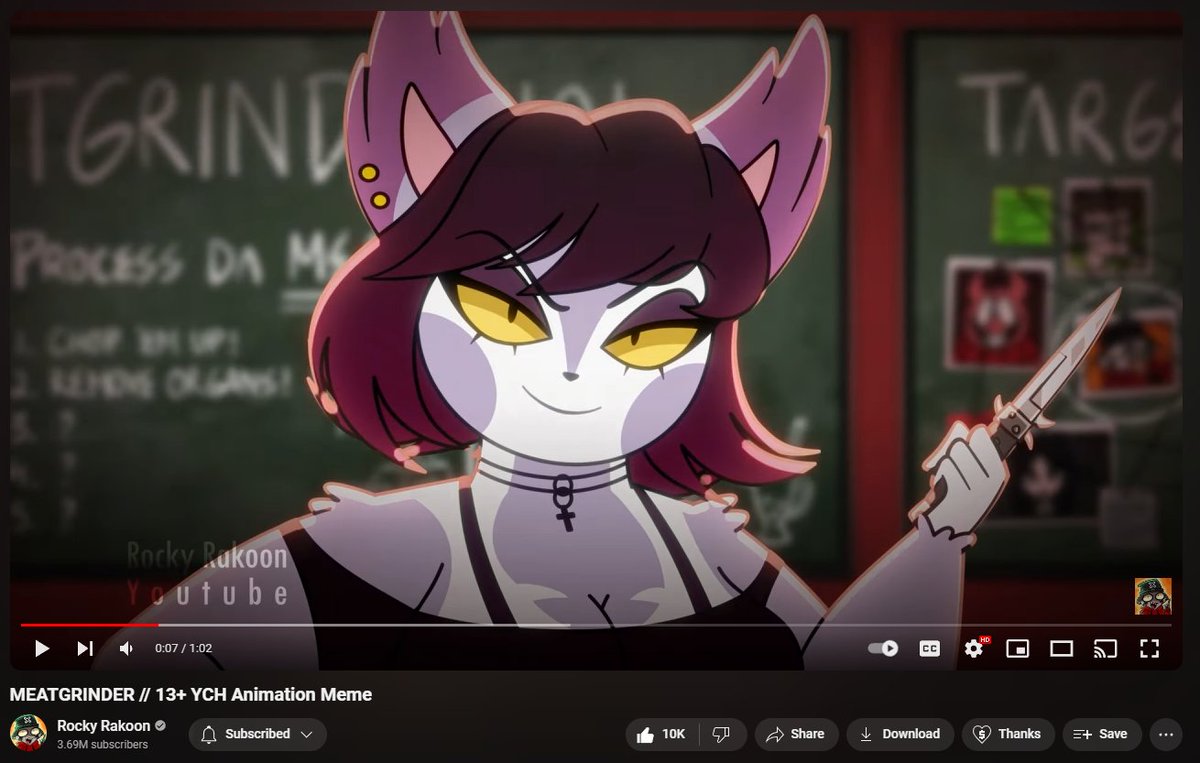 Just want to express how much I LOVE this animation by Rocky Rakoon. Featuring my OC, Pearl! Go watch it if you haven't! #RockyRakoon youtube.com/watch?v=Gq1uDx…