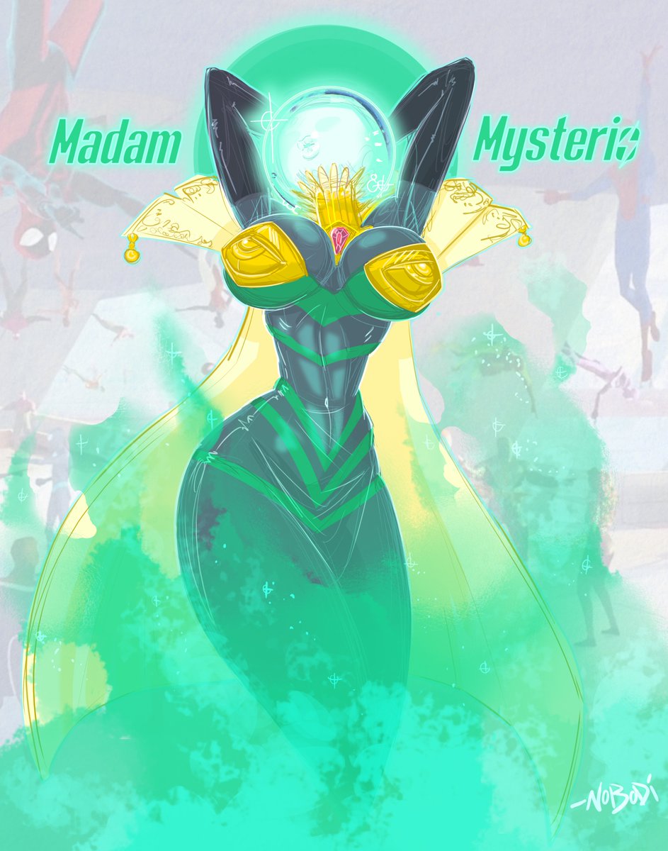 Wow ok, geeze, I guess y'all really love Madam Mysterio! 
heres a quick Thankyou for all the Love y'all have given this post, seriously, Im blown away! Ill try to respond to everyone's comment. 
Ill definitely be drawing more of Her and my Marvel x Fallout crossover AU.