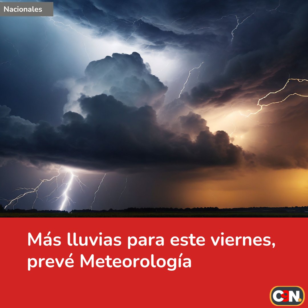 ⚠️⛈️ Según el director de Meteorología, las lluvias torrenciales seguida de raudales podrían continuar en el transcurso de este viernes e inclusive durante el fin de semana. De acuerdo al pronóstico extendido, mañana sábado seguirán las lluvias dispersas y el ambiente fresco.…