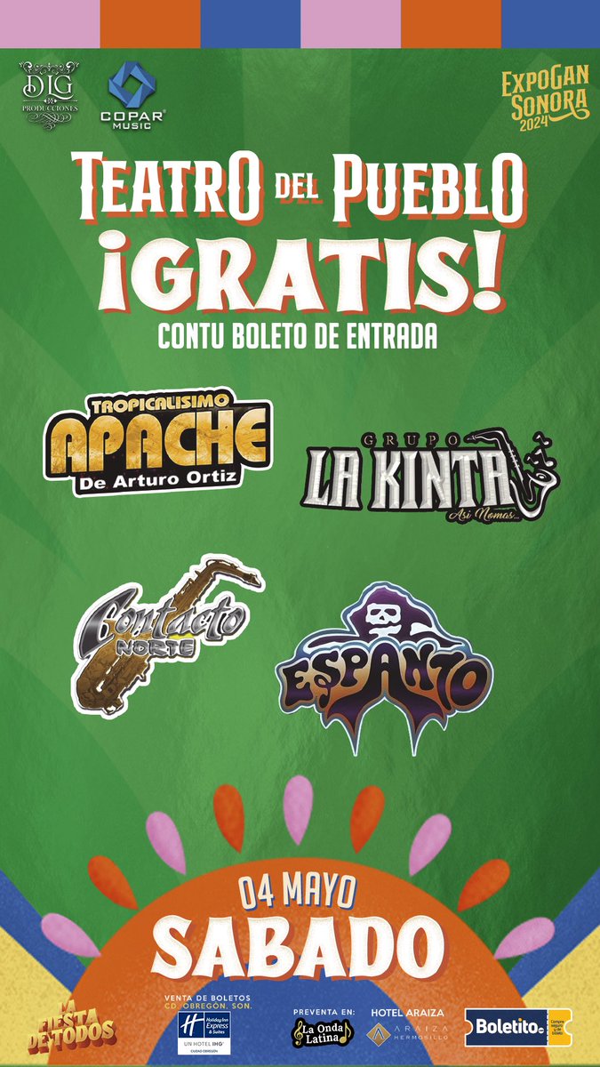 ¡ESTE SÁBADO 4 DE MAYO! 🤠