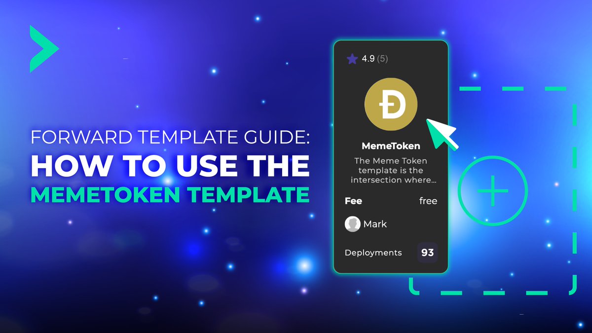 Have you checked out the #MemeToken template on ForwardFactory.net yet? If you haven't, you're missing out on the easiest way to create and deploy your own meme token! 🚀 With just a few clicks, you can customize your token's features, set community rules, and publish…
