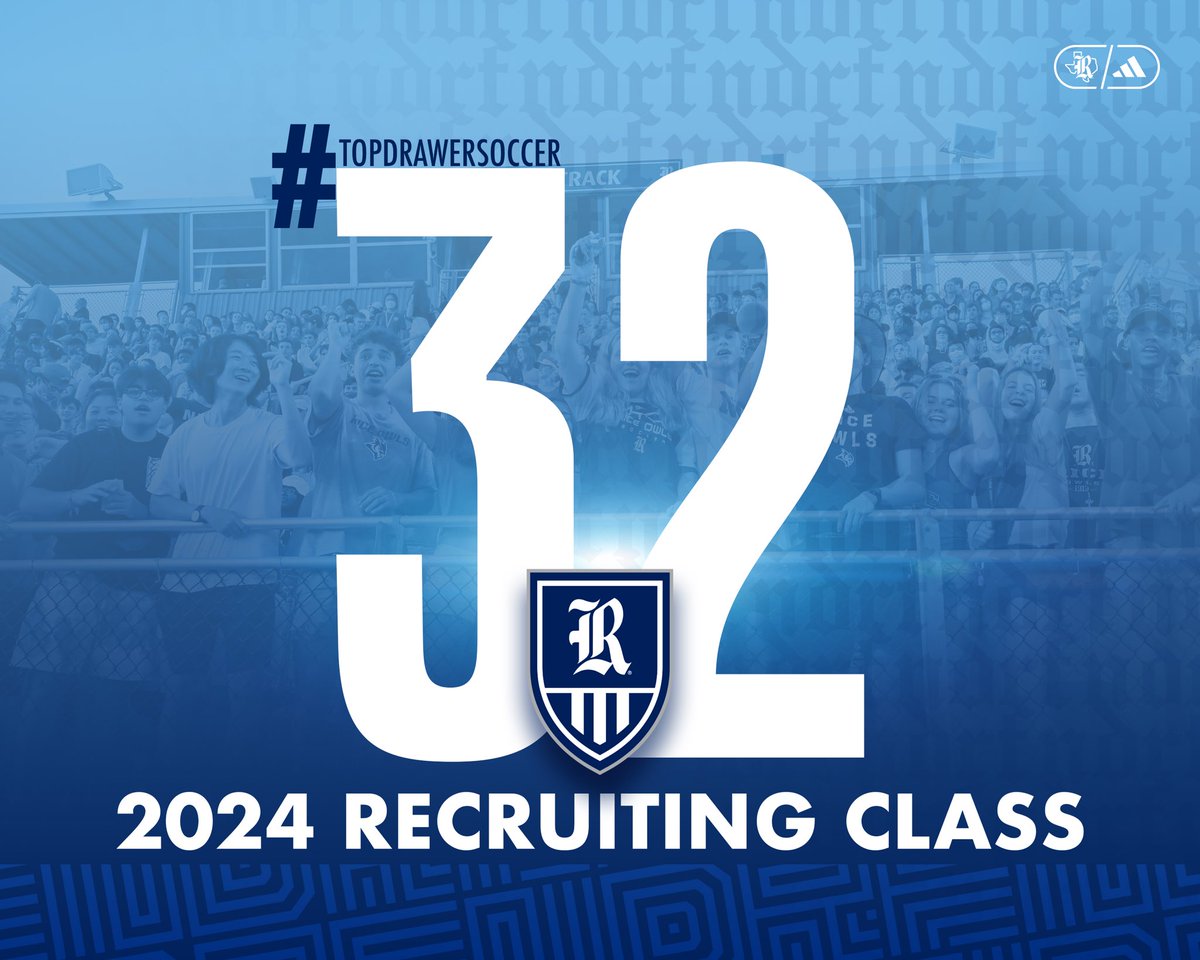 Rice Soccer (@ricesoccer) on Twitter photo Take Notice 👀
Rice ranks in at #32 in the nation for 2024 recruiting classes (<a href="/TopDrawerSoccer/">TopDrawerSoccer</a>) Take Notice 👀
Rice ranks in at #32 in the nation for 2024 recruiting classes (<a href="/TopDrawerSoccer/">TopDrawerSoccer</a>)