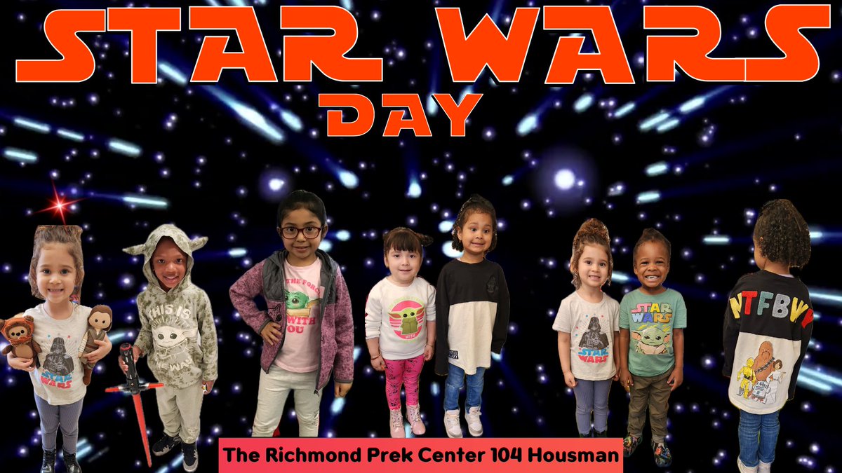 Happy Friday from #104housmanave we loved #starwars day for #funfriday #maythefourth @TheRichmondPrek @EdeleWilliams @CSD31SI @CChavezD31 @DOEChancellor