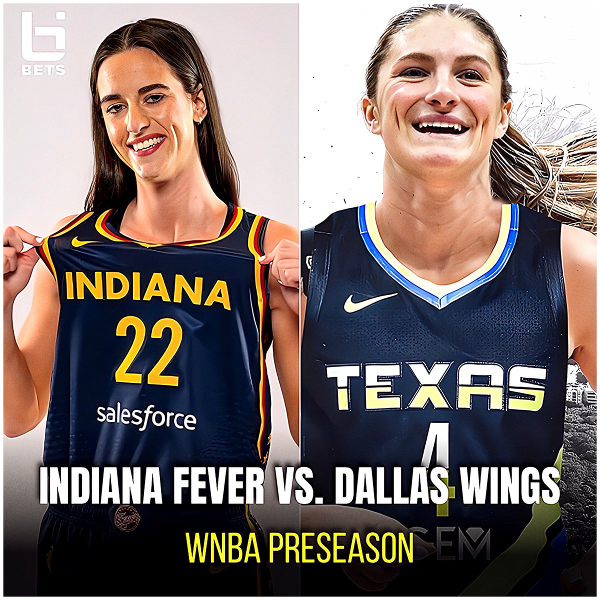 The WNBA Preseason begins today🔥 It’s the first time we will see the rookies together 👀 🏀Chicago Sky vs. Minnesota Lynx 🏀Indiana Fever vs. Dallas Wings