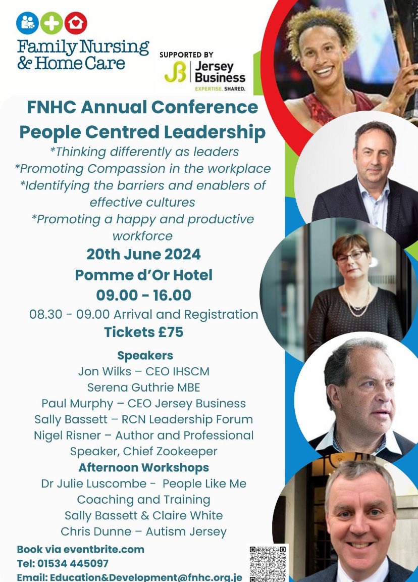 People Centred Leadership conference coming soon on 20th June tickets available now from Eventbrite eventbrite.co.uk/e/fnhc-annual-…. #Jersey #Leadership @FNHCJersey @modegruchy @Cwjsy1 @tiahalljsy @Nigelrisner @IHM_tweets @JerseyBusiness @AJCInfo