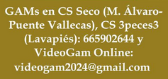 Tenemos 2 GAM presenciales y 1 online funcionando.