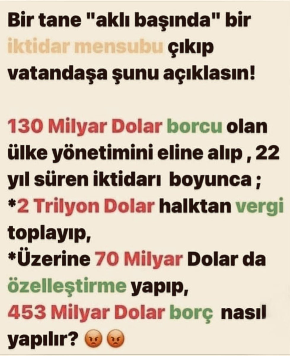 Vatandaşa Şunu açıklasın.