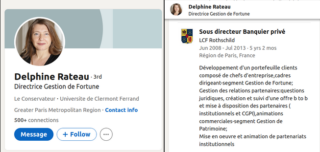 Casimir_Noir's tweet photo. #JeffreyEpstein
#DelphineRateau ex-vice-director at Bank #Rothschild. (2008-2013) Now works at "conservateur patrimoine"
https://t.co/gcnFCxn81u
Listed on page 66, as a way to get in contact with #AlbertoPinto.
https://t.co/innh5ilnoe https://t.co/hFdoj7HSiQ
