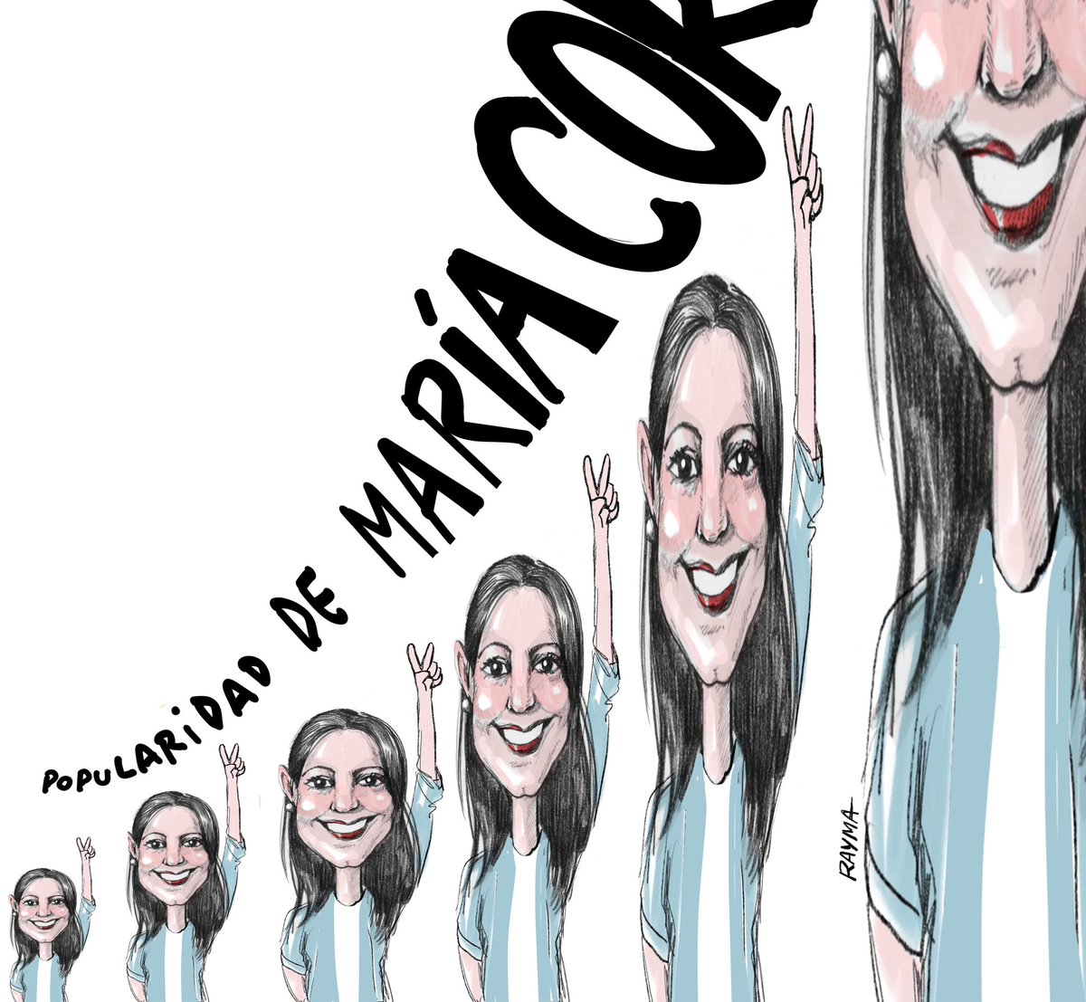 La Popularidad de MCM es indetenible, en cada pueblo que visita se siente la esperanza de una nueva oportunidad para vivir en libertad! 
La receta consta de principios, valores, union, honestidad, valentia, y un plan de accion para crear una mesa bien servida para que todos los