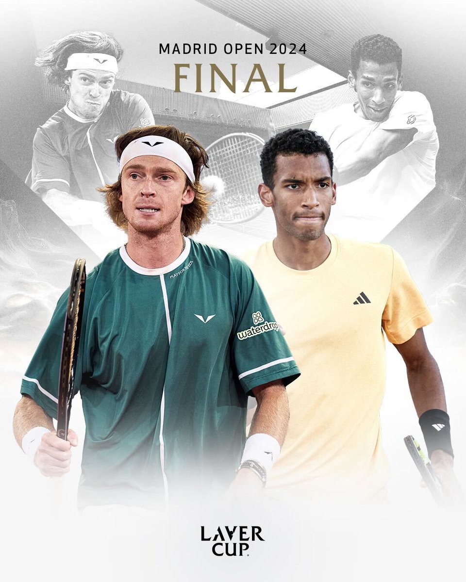 Andrey Rublev and Felix Auger-Aliassime will go head-to-head for the ATP Masters 1000 title in Madrid.