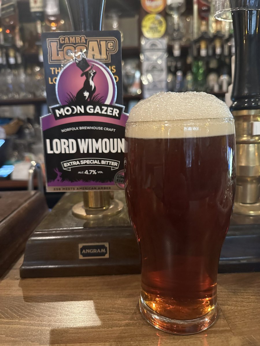 Our Lord Wimount ESB meets American Amber flew out, but I'm reliably informed if you pop to @thevinenorwich you can enjoy it...